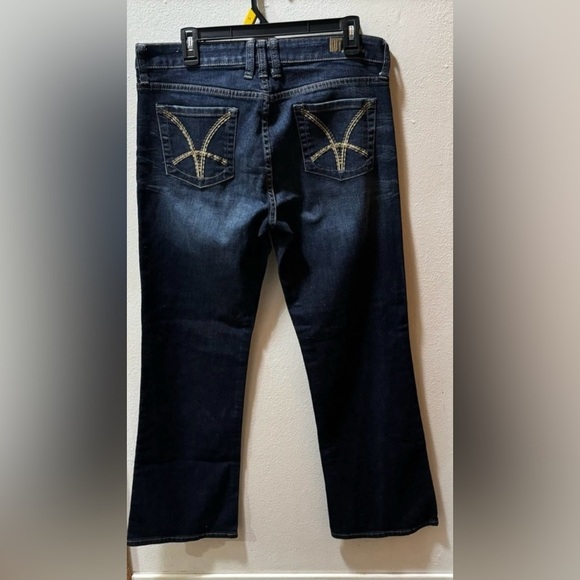 Kut from the Kloth Dark Blue Flare Jeans - Picture 12 of 12